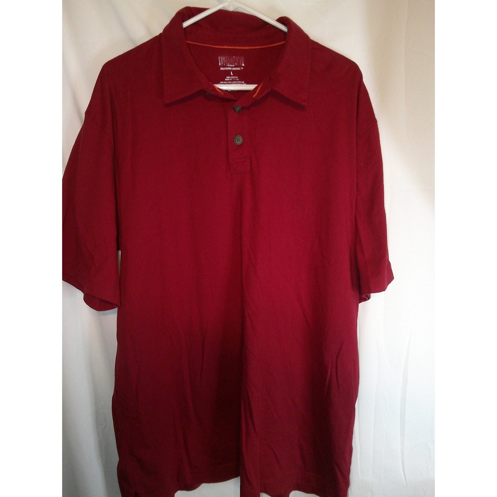 Duluth Trading Co. Spillfighter Polo Shirt Stain Resistant Cotton‎ Large